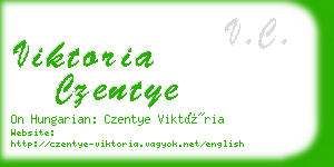 viktoria czentye business card